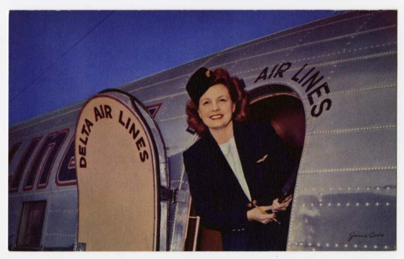 Image: postcard: Delta Air Lines