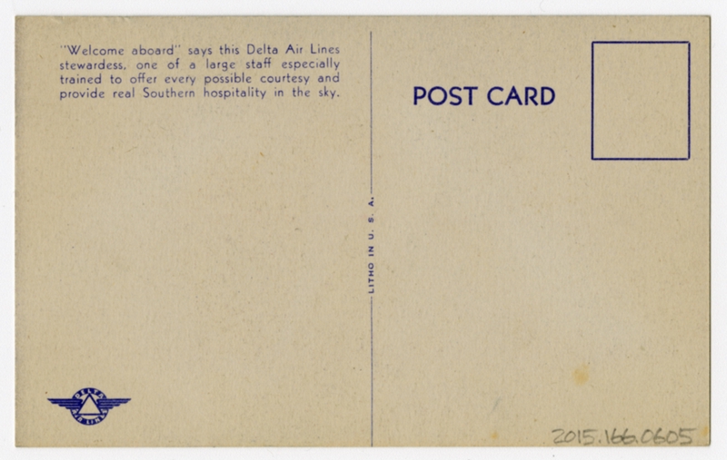 Image: postcard: Delta Air Lines