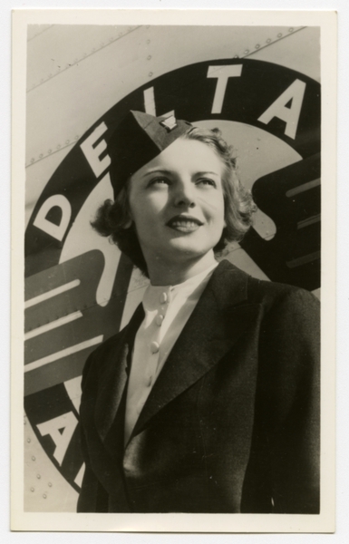 Image: postcard: Delta Air Lines, Douglas