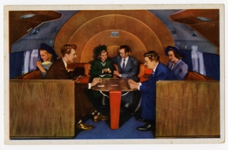 Image: postcard: Delta Air Lines, Douglas DC-6
