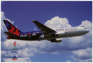 Image: postcard: Delta Air Lines, Boeing 767-232