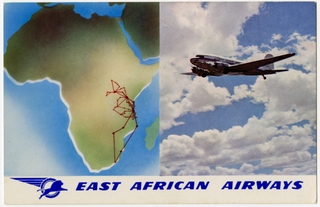 Image: postcard: East African Airways