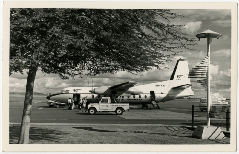 Image: postcard: East African Airways, Fokker F.27 Friendship