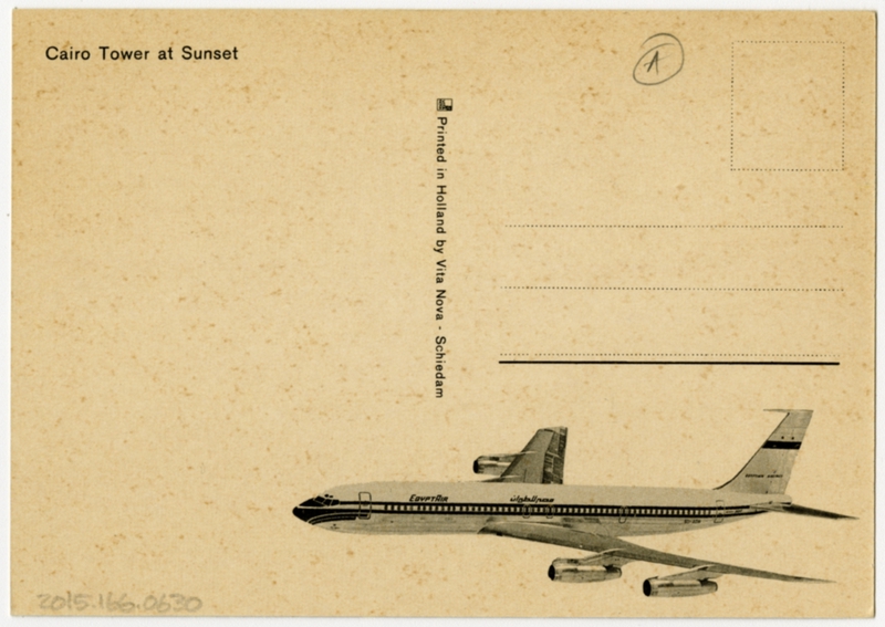 Image: postcard: EgyptAir