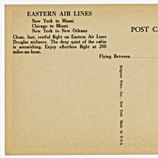 Image #2: postcard: Eastern Air Lines, Douglas