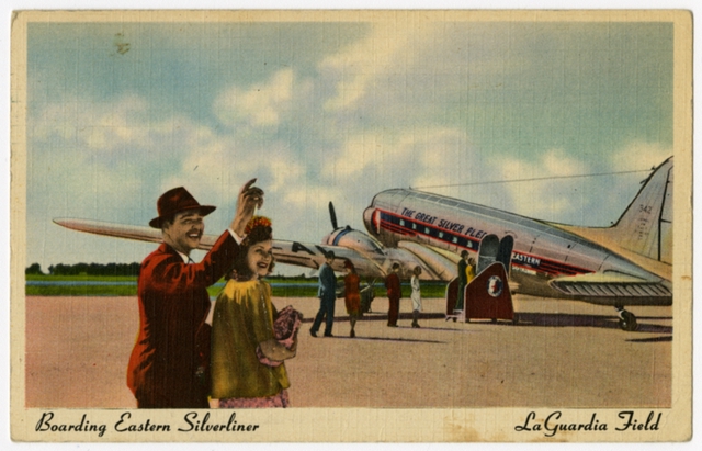 Postcard: Eastern Air Lines, Douglas DC-3