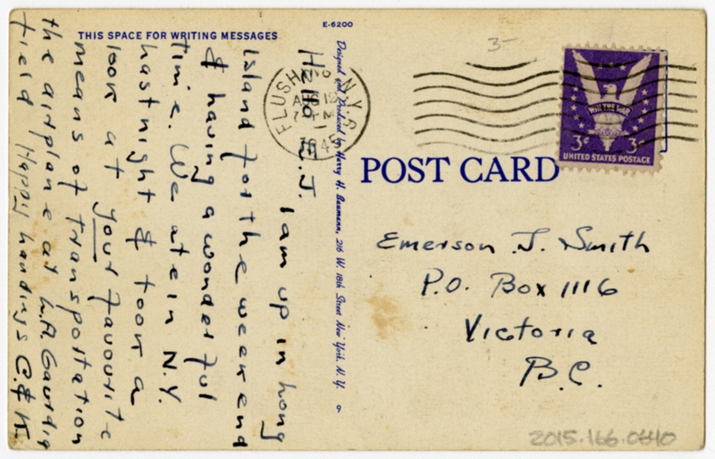 Image: postcard: Eastern Air Lines, Douglas DC-3