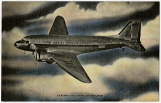 Image: postcard: Eastern Air Lines, Douglas DC-3