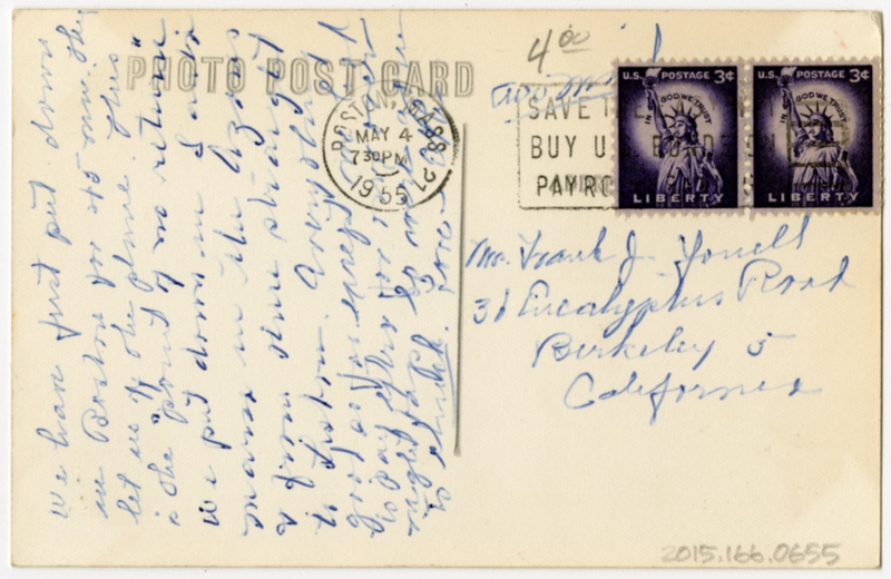 Image: postcard: Eastern Air Lines, Lockheed Constellation