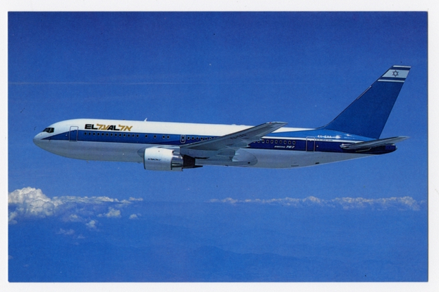 Postcard: El Al Israel Airlines, Boeing 767