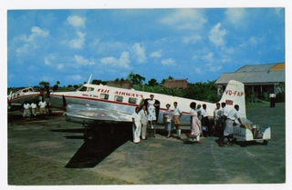 Image: postcard: Fiji Airways, de Havilland DHA-3 Drover