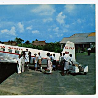 Image #1: postcard: Fiji Airways, de Havilland DHA-3 Drover