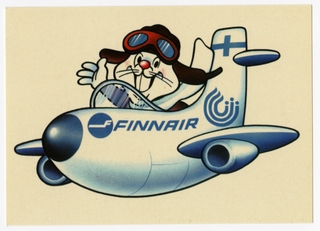 Image: postcard: Finnair