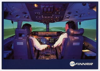 Image: postcard: Finnair, McDonnell Douglas MD-11