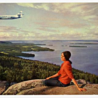 Image #1: postcard: Finnair, Sud Aviation Caravelle