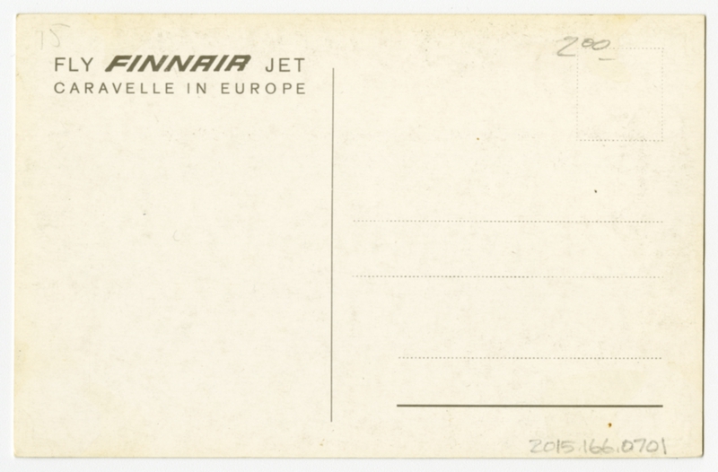 Image: postcard: Finnair, Sud Aviation Caravelle
