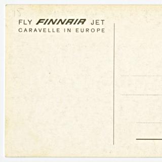Image #2: postcard: Finnair, Sud Aviation Caravelle
