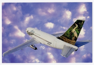 Image: postcard: Frontier Airlines, Boeing 737-200A