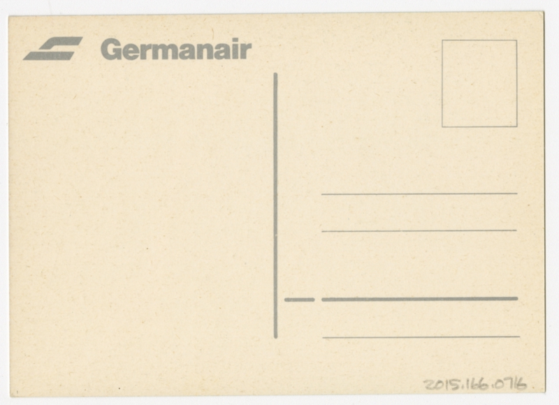 Image: postcard: Germanair, Douglas DC-9