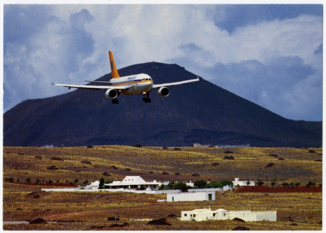 Postcard: Hapag-Lloyd Airlines, Airbus A310