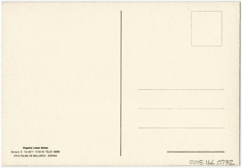 Image: postcard: Hispania Líneas Aéreas, Boeing 737-200