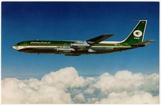 Image: postcard: Iraqi Airways, Boeing 707