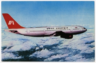 Image: postcard: Indian Airlines, Boeing 737