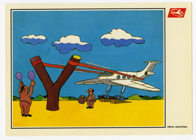 Image: postcard: Interflug