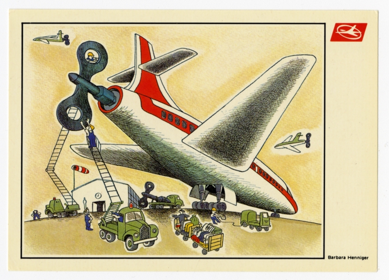 Image: postcard: Interflug