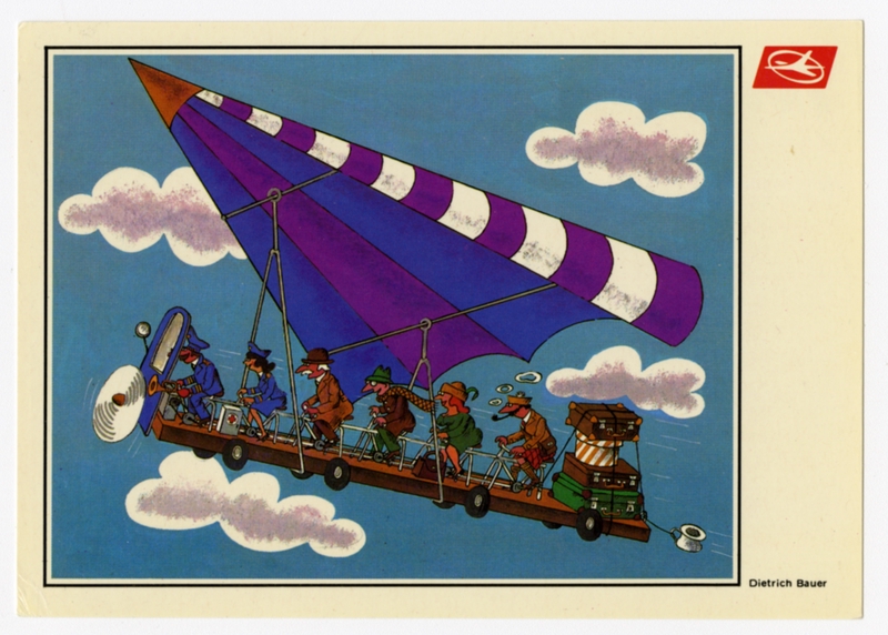 Image: postcard: Interflug