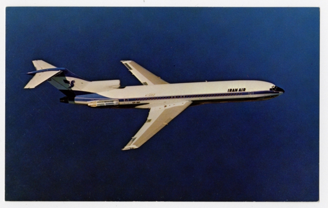 Postcard: Iran Air, Boeing 707