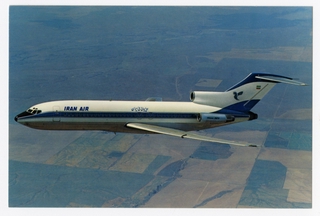 Image: postcard: Iran Air, Boeing 727