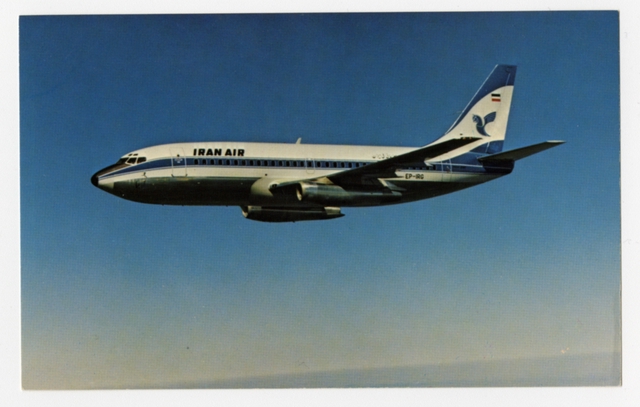 Postcard: Iran Air, Boeing 737