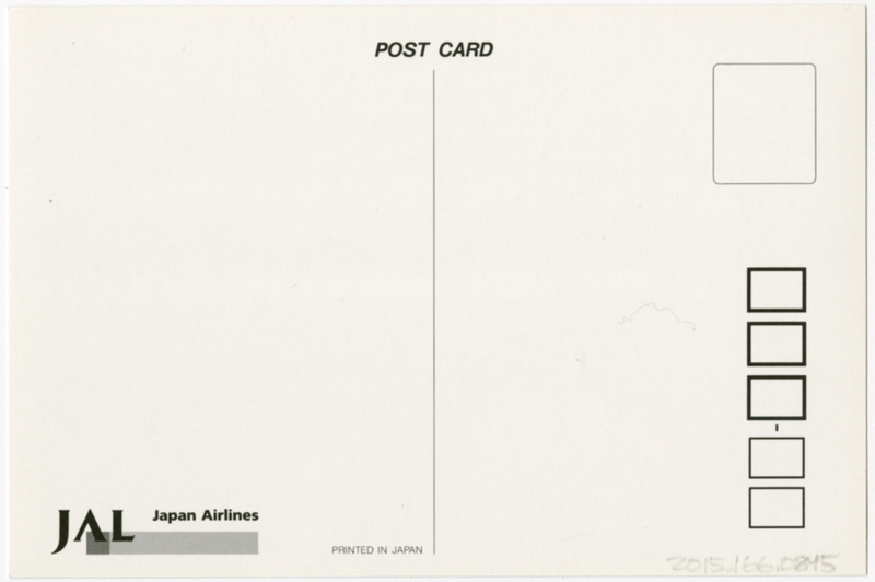 Image: postcard: JAL (Japan Air Lines), Boeing 737-400