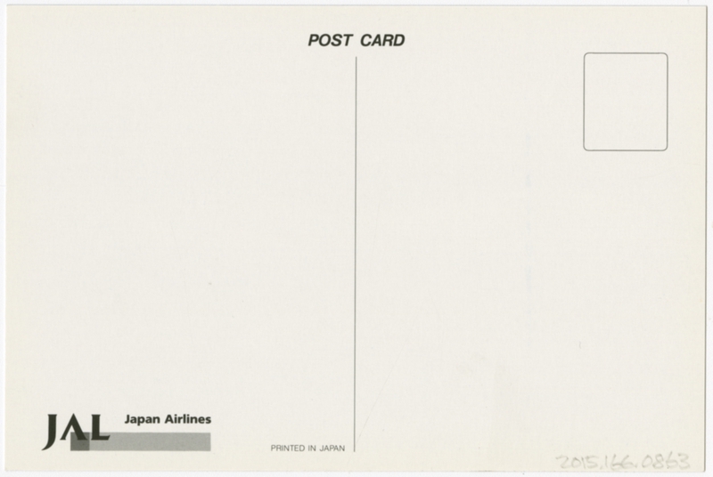 Image: postcard: JAL (Japan Air Lines), Boeing 747-400