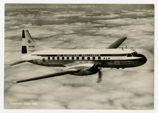 Image: postcard: KLM (Royal Dutch Airlines), Convair 340