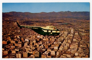 Image: postcard: Los Angeles Airways, Sikorsky helicopter