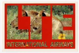 Image: postcard: LTE International Airways