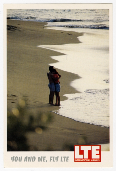 Image: postcard: LTE International Airways