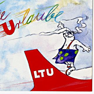 Image #1: postcard: LTU International Airlines