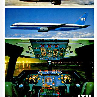 Image #1: postcard: LTU International Airways, Lockheed L-1011 Tristar, Boeing 757-200