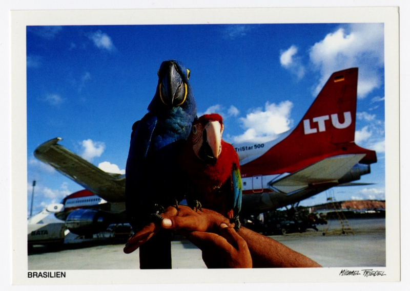 Image: postcard: LTU International Airways, Lockheed L-1011 TriStar, Brazil