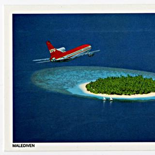 Image #1: postcard: LTU International Airways, Lockheed L-1011 TriStar, Maldives
