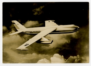 Image: postcard: Lufthansa, Baade 152