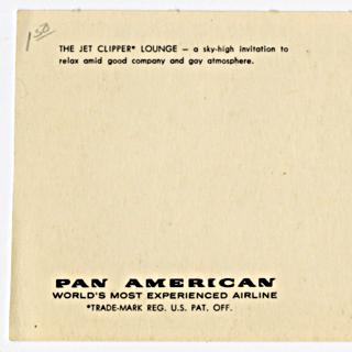 Image #2: postcard: Pan American World Airways