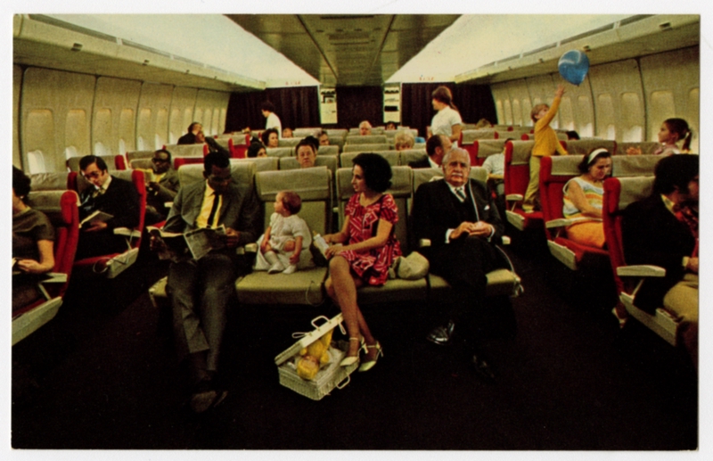 Image: postcard: Pan American World Airways, Boeing 747