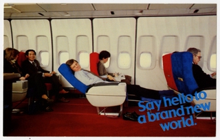 Image: postcard: Pan American World Airways, Boeing 747