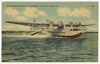 Image: postcard: Pan American Airways, Sikorsky S-42, Miami