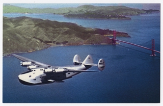 Image: postcard: Pan American Airways, Boeing 314, San Francisco
