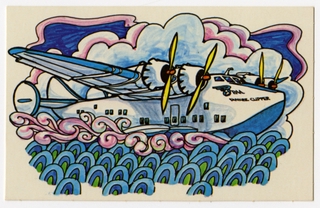 Image: postcard: Pan American World Airways, Boeing 314 Yankee Clipper